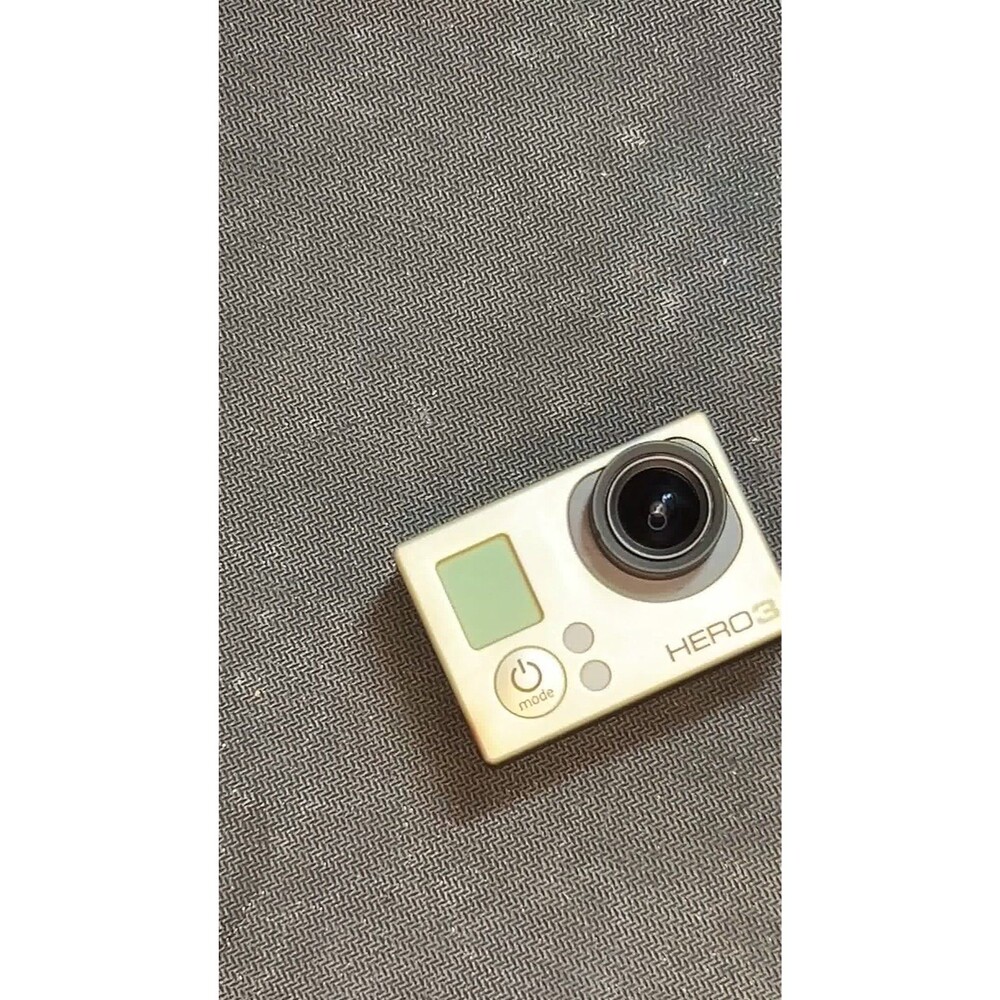 old gopro with case but case has cracked mount